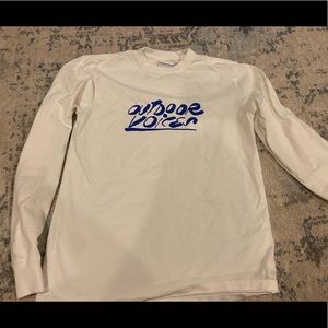RARE Outdoor Voices white long sleeve tshirt